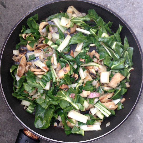 cooking mushroom and chard 600px