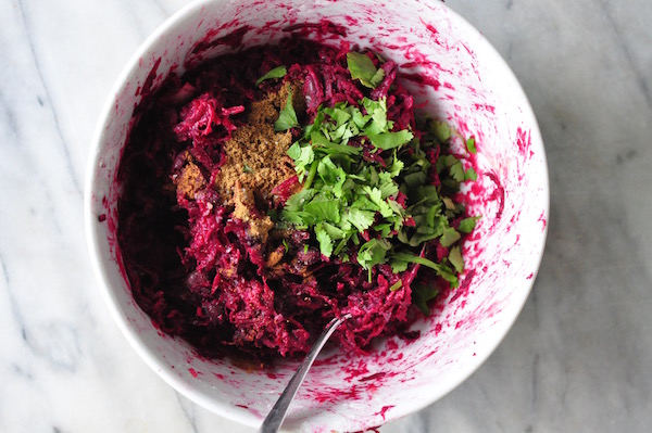 grated beets and spices 2