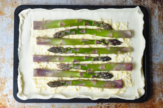 unbaked tart overhead