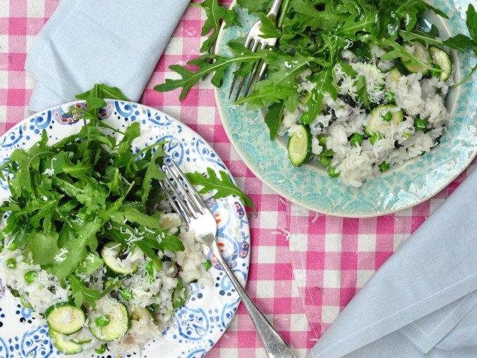 early summer risotto