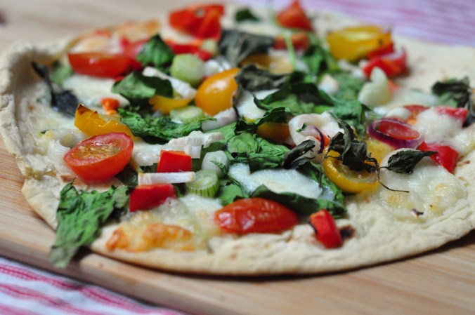 flatbread cooked angle