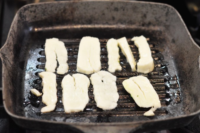 halloumi cooking